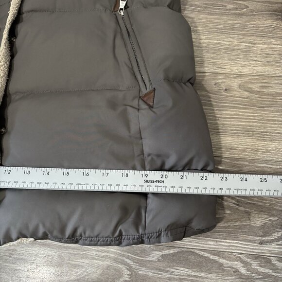 Ralph Lauren Polo Gray Women's M Winter Parka Jacket Duck Down Feather Hooded - Picture 7 of 15